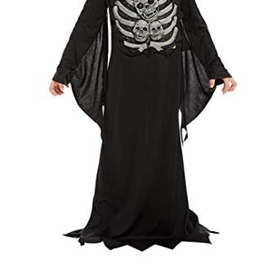 Smiffys 51075S Skeleton Reaper Costume, Boys, Black, S - Age 4-6 years