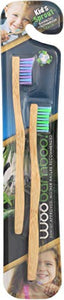 Woobamboo 2-Pieces Sprout Super Soft Toothbrush for Kid's