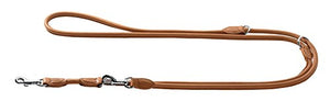 Train.Leash Round & Soft Elk Petit 6/200 Elkskin Cognac | Hunter