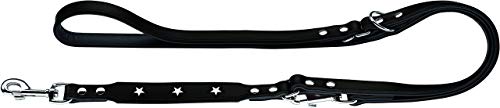 Training Leash Magic Star 13/200 Ökoleather Black/Nappa Black | Hunter