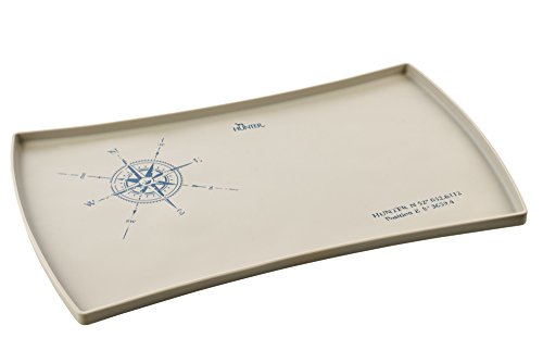 Pad For Bowls List 48X30 Cm Tan/Blue  Pack Of 2 | Hunter