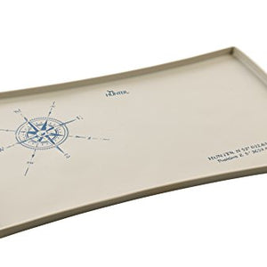 Pad For Bowls List 48X30 Cm Tan/Blue  Pack Of 2 | Hunter