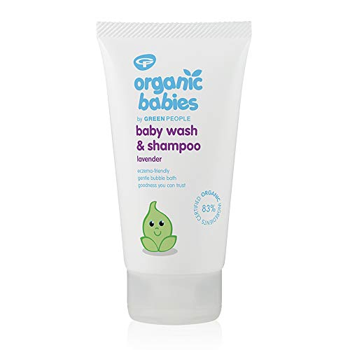Organic Babies Baby Wash & Shampoo - Lavender (150ml)