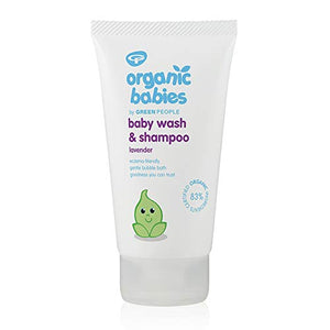 Organic Babies Baby Wash & Shampoo - Lavender (150ml)