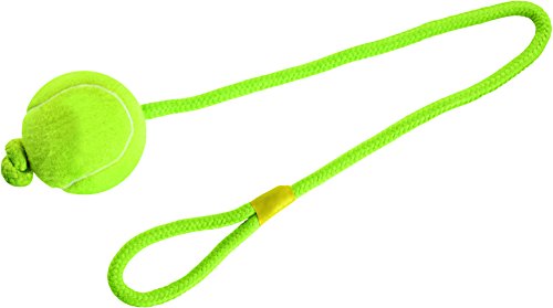 Dog Toy Tennisball With Rope, 6 Cm   Pack Of 3 | Hunter