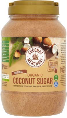 Coconut Merchant Coconut Sugar 1kg Organic Low GI Unrefined Brown Sugar from Coconut Nectar Blossom