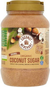 Coconut Merchant Coconut Sugar 1kg Organic Low GI Unrefined Brown Sugar from Coconut Nectar Blossom