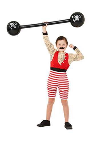 Smiffys 52168L Deluxe Strong Boy Costume, Multi-Colour, L - Age 10-12 years