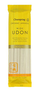 Clearspring Org Japanese Wide Udon Noodles 200g x 6 (Pack of 6)