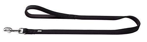 Leash Softie 15/110 Nickel Artificial Leather Black/ Black | Hunter