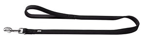 Leash Softie 15/110 Nickel Artificial Leather Black/ Black | Hunter