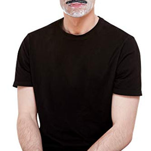 Smiffys 52402 Transparent Mask, Male, Men, Clear, One Size
