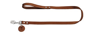Leash, 13/110 Soft Genuine Cow Leather, Cognac | Hunter