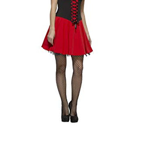 Fever Women's Wicked Devil Costume, Dress and Horns, Size: S, Colour: Red and Black, 30886
