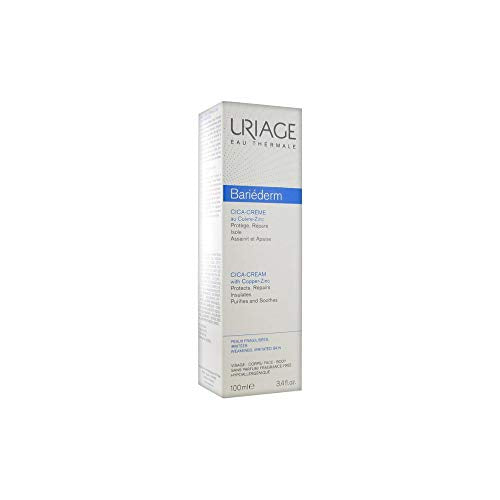 Uriage Bariederm Repairing Cica-Cream with Cu-Zn Repairs Soothes, 100