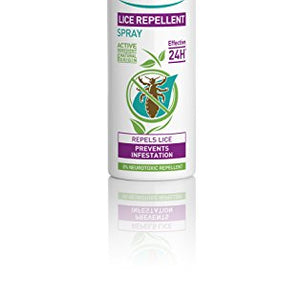 Puressentiel Lice Repellent Spray 75 ml - Head lice repellent - 24H effective protection - 100% natural origin, no neurotoxic repellent, non aerosol