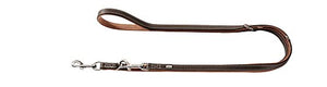 Training Leash Porto, 15/200 D-Brown/Cognac, Leather | Hunter