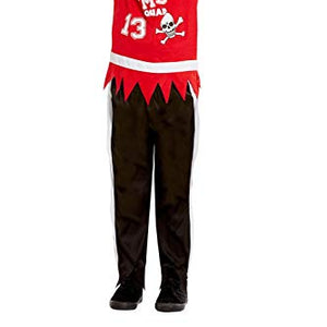 Smiffys 51070L Zombie Football Player Costume, Boys, Red, L - Age 10-12 years