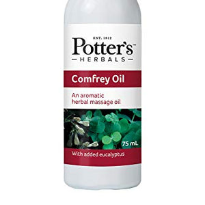 Potters  Comfrey Oil With Eucalyptus  75ml