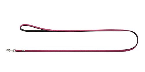 Leash Capri, 8/140 Raspberry/Black, Leather | Hunter