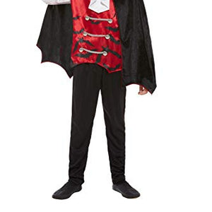 Smiffys 51053L Vampire Costume, Boys, Black, L - Age 10-12 years