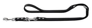 Training Leash Art-Mammut 11/200 Nickel Artificial Leather Black/Black | Hunter