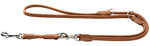 Training Leash Round & Soft Elk 8/200 Elkskin Cognac | Hunter