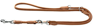 Training Leash Round & Soft Elk 8/200 Elkskin Cognac | Hunter