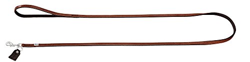 Leash Cody Petit, 8/140 Bison Leather, Cognac/Dark Brown | Hunter