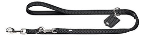 Training Leash Hella Reflect, 15/200 Artificial Leather, Reflecting, Black | Hunter