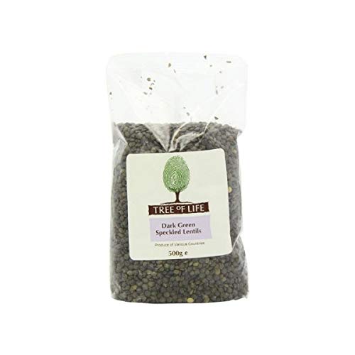 Tree Of Life | Dark Green Speckled Lentils | 6 X 500G