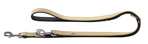 Training Leash Softie 15/200 Nickel Artificial Leather Tan/ Black | Hunter