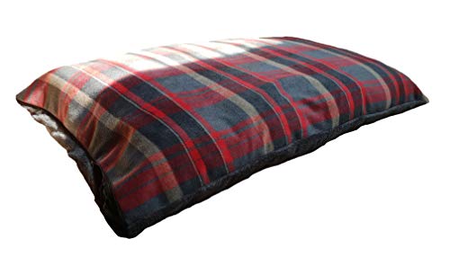 Gor Pets Camden Comfy Cushion Cover Large (76X117Cm) Red Check