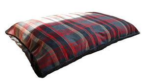 Gor Pets Camden Comfy Cushion Cover Large (76X117Cm) Red Check
