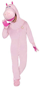 Smiffys Men's Rainbow George Costume, Bodysuit, Gloves & Head, Size: M, Color: Pink, 38483