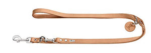 Training Leash, 16/200 Soft Genuine Cow Leather, Tan | Hunter