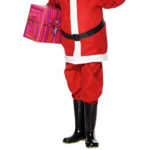 Smiffy's Children's Santa Boy Costume, Jacket, Trousers, Hat & Belt, Santa, Size:S, Colour: Red and White, 21478