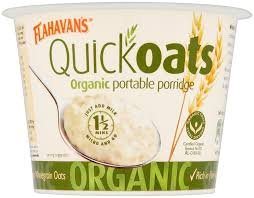 Flahavans Quick Oats Pots Organic 40g ( Pack of 4 ) from Ireland