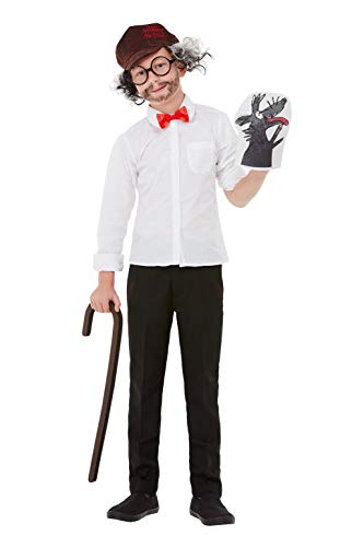 Smiffys 40151 Officially Licensed David Walliams Mr Stink Kit, Boys, Brown, One Size