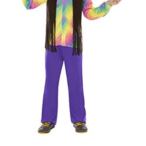 Smiffy's Hippie Aroma Child Costume Top Trousers and Headband