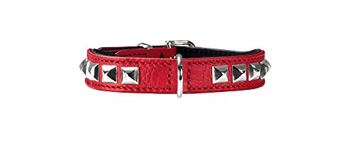 Collar Rocky Petit 27 Nickel Nappa Red/Nappa Black, 20-24 Cm | Hunter