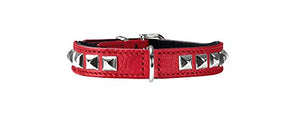 Collar Rocky Petit 30 Nickel Nappa Red/Nappa Black, 23-27 Cm | Hunter