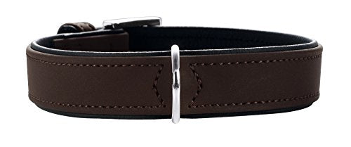 Collar Softie 30 Nickel Artificial Leather Brown/ Black | Hunter