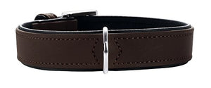 Collar Softie 60 Nickel Artificial Leather Brown/ Black | Hunter
