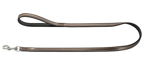 Leash Capri Pearl, 20/100 Brown/Black, Leather | Hunter