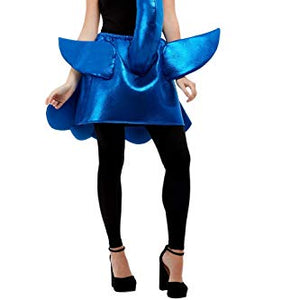 Smiffys 47137 Deluxe Peacock Costume, Unisex Adult, Blue, One Size