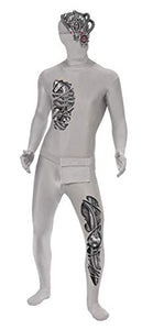 Smiffys Robotic Second Skin Costume size M ,Sliver