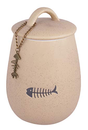 Mop Sandstone Cat Treat Jar