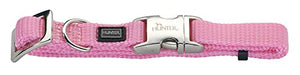 Collar Vario-Basic Alu-Strong Size S/15 30-45 Cm, Nylon Light Pink | Hunter
