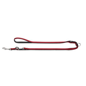 Training Leash Modern Art 11/200 Artificial Leather Red/Black | Hunter